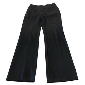 St John Sport Wide Leg‎ Black Dress Pants Trousers Size 8